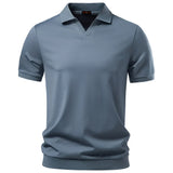 FRANK™ | POLO MAJICA Z V-IZREZOM, KI DIHA