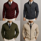 Jake – Kardigan z zipom iz merino volne