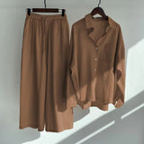 Yvonne™ | 2-delni set - Bluza in široke hlače