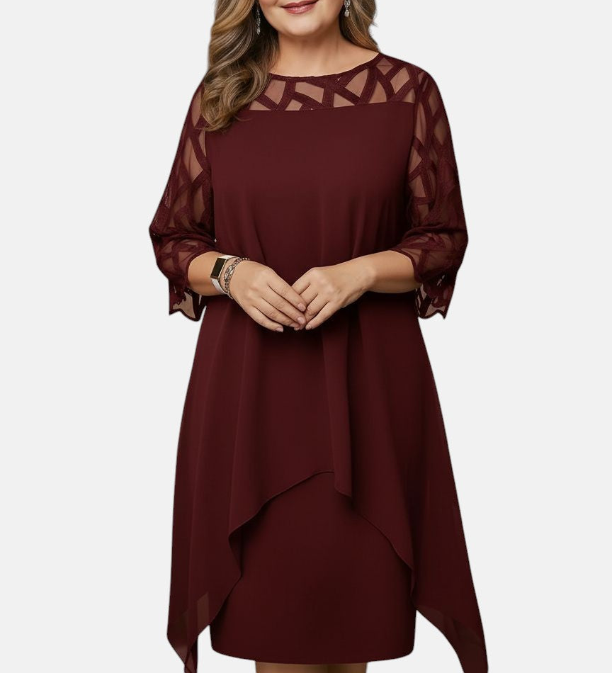 Yolanda™ - Elegantna, Udobna Midi Obleka
