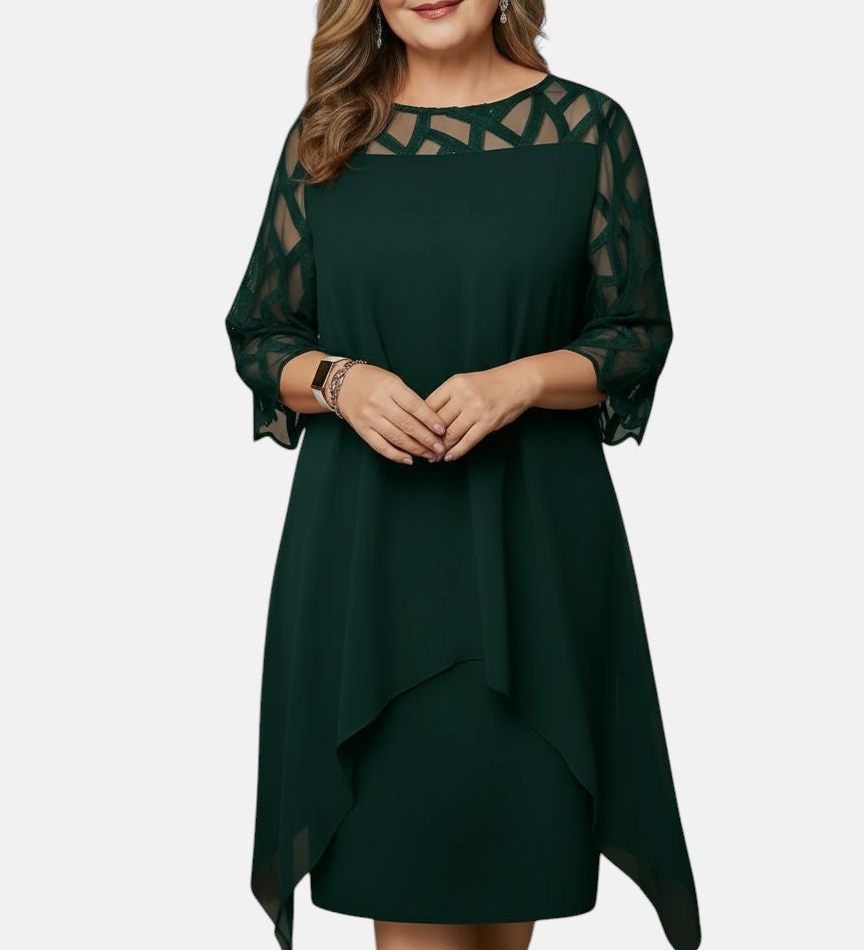Yolanda™ - Elegantna, Udobna Midi Obleka