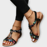 Kompaktne ženske sandale v boho stilu