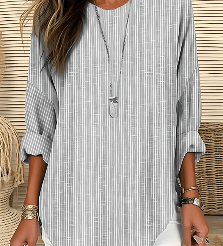 Rhea™ - Trendy Gestreifte Bluse
